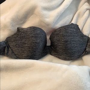 Dark gray bra from PINK